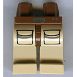 Hips and Tan Legs with Silver Buckle and Dots, Pockets with Flaps Pattern