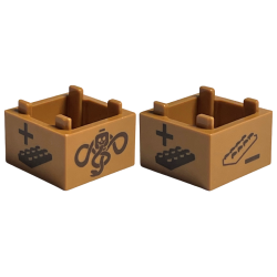 Container, Box 2 x 2 x 1 - Top Opening with Flat Inner Bottom with HP Game Spinner / Dreidel Actions with Dark Mark, Plus and Minus Signs, and Plates Pattern Container, Box 2 x 2 x 1 - Top Opening with Flat Inner Bottom with HP Game Spinner / Dreidel Actions with Dark Mark, Plus and Minus Signs, and Plates Pattern