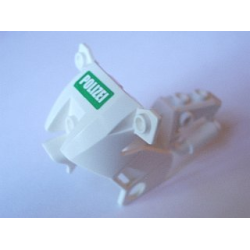 Motorcycle Fairing, City with 'POLIZEI' White on Green Background Pattern (Sticker) - Sets 7235 / 7237