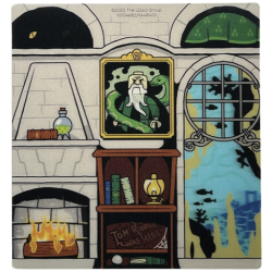Plastic 3D Backdrop with Slytherin Common Room Pattern