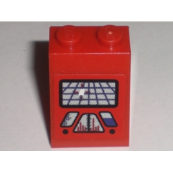 Slope 65 2 x 2 x 2 with Bottom Tube with Control Console Pattern (Sticker) - Set 5984 Slope 65 2 x 2 x 2 with Bottom Tube with Control Console Pattern (Sticker) - Set 5984