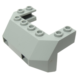 Train Front Sloping Base - Light Gray