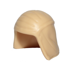 Minifigure, Headgear Cap, Neck Protector SW - Tan Minifigure, Headgear Cap, Neck Protector SW - Tan