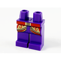 Hips and Legs with Red Jacket Tails and Gold Filigree Pattern Hips and Legs with Red Jacket Tails and Gold Filigree Pattern