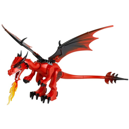 Деталь LEGO Dragon04 Dragon, Castle, Red Head