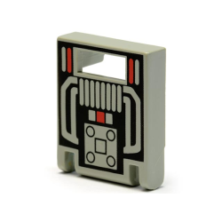 Container, Box 2 x 2 x 2 Door with Slot with M:Tron Pattern Container, Box 2 x 2 x 2 Door with Slot with M:Tron Pattern