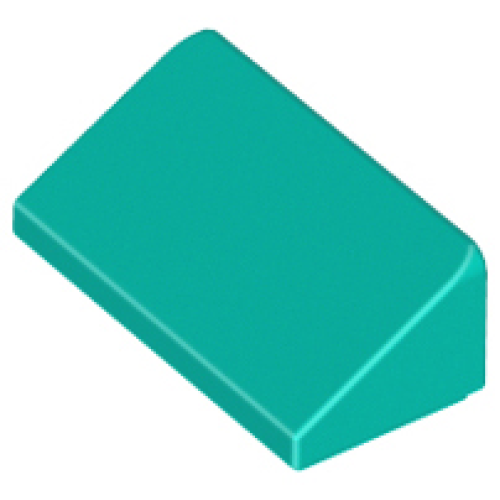 Деталь LEGO 85984 Slope 30 1 x 2 x 2/3 - Dark Turquoise