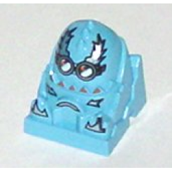 Brick, Modified 2 x 2 Racer Driver Round Head (Undetermined Type) - Medium Blue Brick, Modified 2 x 2 Racer Driver Round Head (Undetermined Type) - Medium Blue