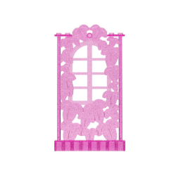 Belville Wall, Ivy Wall with Window 1 x 8 x 12 Belville Wall, Ivy Wall with Window 1 x 8 x 12