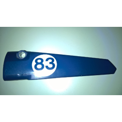 Technic, Panel Fairing # 5 Long Smooth, Side A with '83' in White Circle Pattern (Sticker) - Set 41999 Technic, Panel Fairing # 5 Long Smooth, Side A with '83' in White Circle Pattern (Sticker) - Set 41999