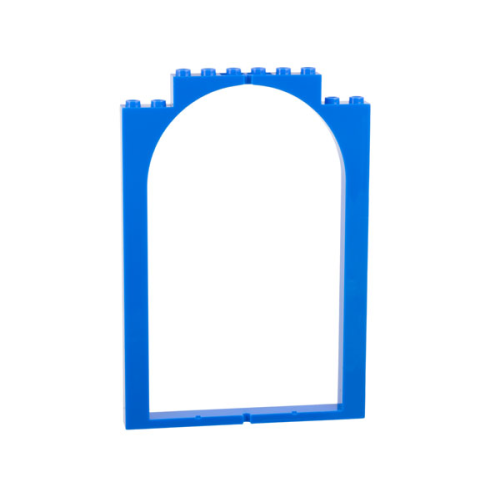 Деталь LEGO 33240 Belville Wall, Door Frame Arched Swivel 1 x 10 x 12 - Blue