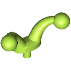 Minifigure, Alien Antennae with Small Pin - Lime