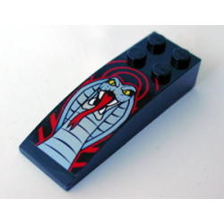 Slope, Curved 6 x 2 with Cobra Pattern (Sticker) - Set 8669 Slope, Curved 6 x 2 with Cobra Pattern (Sticker) - Set 8669
