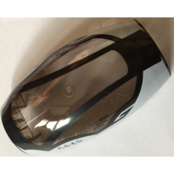 Windscreen 10 x 6 x 3 Bubble Canopy Double Tapered with Square Front Cutout with Ninjago Black and White Pattern