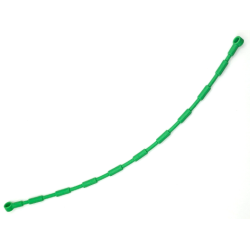 Hose, Flexible 21L with 2 Connector Ends and Rope Climbing Grips - Bright Green