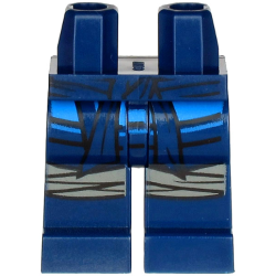 Hips and Legs with Sash, Blue Tunic Hem and Dark Bluish Gray Knee Wrappings Pattern Hips and Legs with Sash, Blue Tunic Hem and Dark Bluish Gray Knee Wrappings Pattern