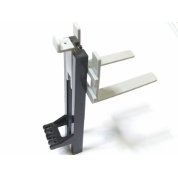 Vehicle, Forklift Wide 1 x 2 Hinge Plate and Light Gray Wide Forks Vehicle, Forklift Wide 1 x 2 Hinge Plate and Light Gray Wide Forks