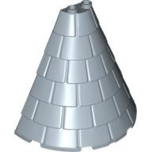 Деталь LEGO 1746 Tower Roof 4 x 8 x 6 Half Cone Shaped with Roof Tiles