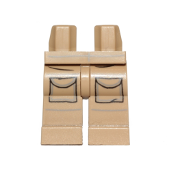 Hips and Legs with SW Pockets and Creased Pattern Hips and Legs with SW Pockets and Creased Pattern