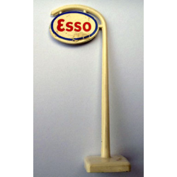 Road Sign Cantilever Curved Rounded with 'Esso' Pattern (UK Version)