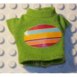 Scala, Clothes Female Sweater Turtleneck with Short Sleeves and Oval Pattern