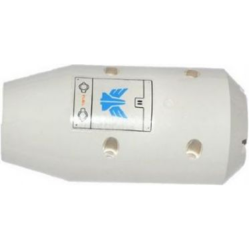 Деталь LEGO 57792pb04 Vehicle, Tipper Drum 3 x 6 x 10 Half with 4 Pin Holes with 'FUEL', Filler Caps, and Galaxy Squad Logo Pattern (Sticker) - Set 70709