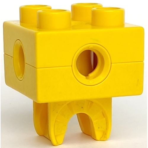 Деталь LEGO 74957c01 Duplo, Toolo Brick 2 x 2 with Holes and Clip