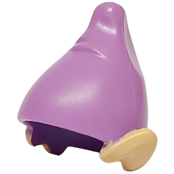 Minifigure, Headgear Hat, Elf / Dwarf with Light Nougat Pointed Ears Pattern Minifigure, Headgear Hat, Elf / Dwarf with Light Nougat Pointed Ears Pattern