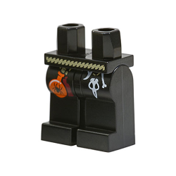 Hips and Legs with White Belt, Skull and Bottle with Spider Pattern Hips and Legs with White Belt, Skull and Bottle with Spider Pattern