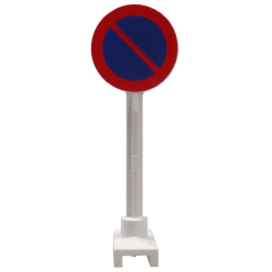 Road Sign Round with No Parking (Diagonal Upward to Left) Pattern Road Sign Round with No Parking (Diagonal Upward to Left) Pattern