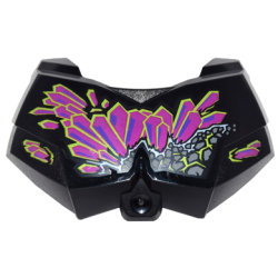 Large Figure Chest Armor Small with Bionicle Quake Beast Pattern Large Figure Chest Armor Small with Bionicle Quake Beast Pattern