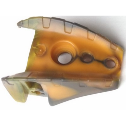 Bionicle Barraki Carapar Thigh and Shoulder Cover with Marbled Trans-Brown Pattern