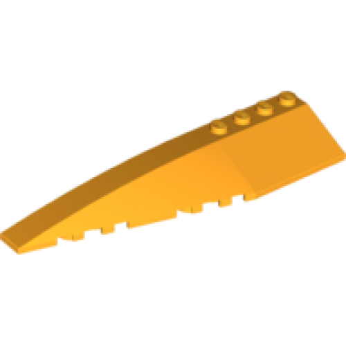 Деталь LEGO 42061 Wedge 12 x 3 Left - Bright Light Orange