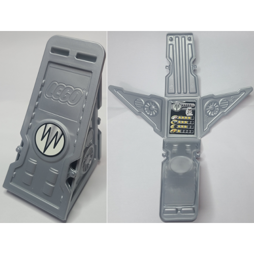 Деталь LEGO 30556pb14 Vehicle, Racer Launcher with Chill Logo and Stat Card on Inside Pattern (Stickers) - Set 4579