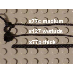 String, Cord Thick (Undetermined Length) - Black
