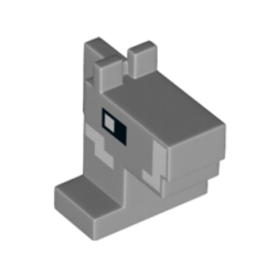 Creature Head Pixelated Horse with Eyes and White Cheek and Side of Nose Pattern (Minecraft Horse) Creature Head Pixelated Horse with Eyes and White Cheek and Side of Nose Pattern (Minecraft Horse)
