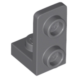 Bracket 1 x 1 - 1 x 2 Inverted - Dark Bluish Gray