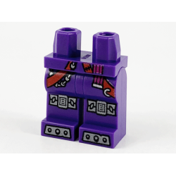 Hips and Legs with Red Straps, Silver Chain, Magenta Belt End and Pearl Dark Gray Armor on Knees and Toes Pattern Hips and Legs with Red Straps, Silver Chain, Magenta Belt End and Pearl Dark Gray Armor on Knees and Toes Pattern