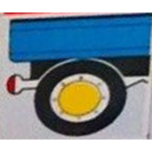 Деталь LEGO 2756pb482 Duplo, Tile 2 x 2 x 1 with Farmhouse Mosaic Picture 10 Pattern