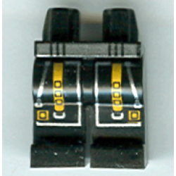 Hips and Legs with Alpha Team Arctic Silver Belt and Zippers, Orange Straps Pattern Hips and Legs with Alpha Team Arctic Silver Belt and Zippers, Orange Straps Pattern