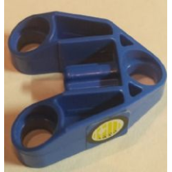 Technic, Pin Connector 3 x 3 with Axle with Headlight Pattern Model Left Side (Sticker) - Set 8238 Technic, Pin Connector 3 x 3 with Axle with Headlight Pattern Model Left Side (Sticker) - Set 8238