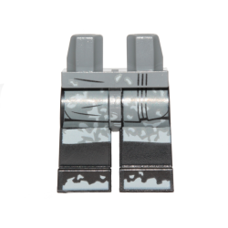 Hips and Black Legs with SW Dark Bluish Gray Leggings with Dirt Stains Pattern Hips and Black Legs with SW Dark Bluish Gray Leggings with Dirt Stains Pattern