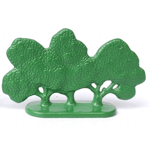 Деталь LEGO FTBushP Plant, Tree Flat Bush Plain - Green