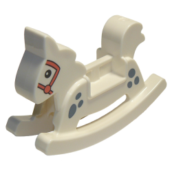 Duplo Rocking Horse with Spots and Bridle Pattern Duplo Rocking Horse with Spots and Bridle Pattern