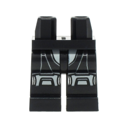 Hips and Legs with SW Dark Trooper Silver and Light Bluish Gray Armor and Knee Pads Pattern Hips and Legs with SW Dark Trooper Silver and Light Bluish Gray Armor and Knee Pads Pattern