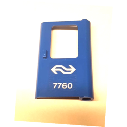 Door 1 x 4 x 5 Train Right, Thin Support at Bottom with Dutch Train Logo and '7760' Pattern (Sticker) - Set 7760 Door 1 x 4 x 5 Train Right, Thin Support at Bottom with Dutch Train Logo and '7760' Pattern (Sticker) - Set 7760