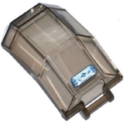 Windscreen 4 x 4 x 4 2/3 with Bar Handle with Blue and White Head-Up Display (HUD) Pattern (Sticker) - Set 76036 Windscreen 4 x 4 x 4 2/3 with Bar Handle with Blue and White Head-Up Display (HUD) Pattern (Sticker) - Set 76036