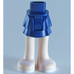 Mini Doll Hips and Skirt Layered, Light Nougat Legs and White Sandals Pattern - Thick Hinge Mini Doll Hips and Skirt Layered, Light Nougat Legs and White Sandals Pattern - Thick Hinge