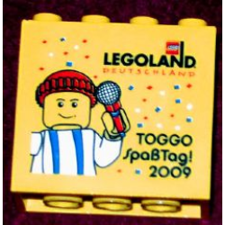 Brick 2 x 4 x 3 with Legoland Deutschland TOGGO Spaßtag! 2009 Pattern