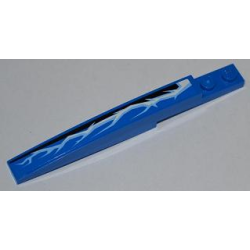 Slope, Curved 10 x 1 with Lightning Pattern Model Right Side (Sticker) - Set 9442 Slope, Curved 10 x 1 with Lightning Pattern Model Right Side (Sticker) - Set 9442